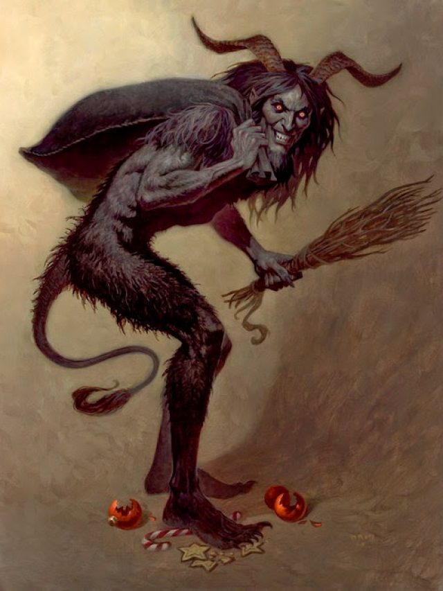 A lenda de Krampus, antagonista do Papai Noel